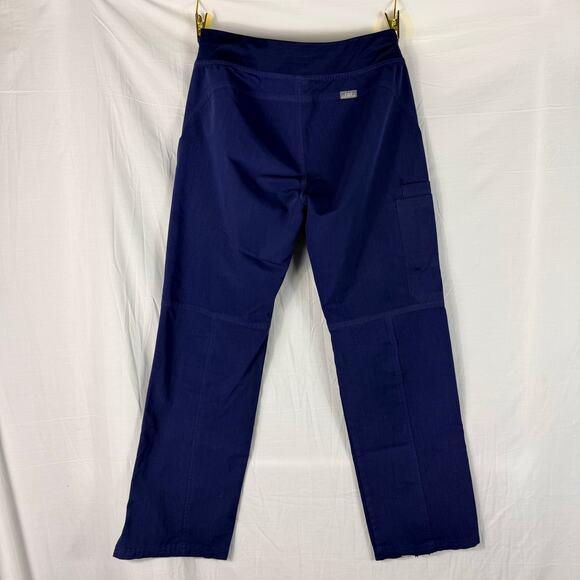 Women's FIGS Kade Cargo Scrubs Bottoms Size XS Petite Navy Blue #T21004P - Picture 9 of 9